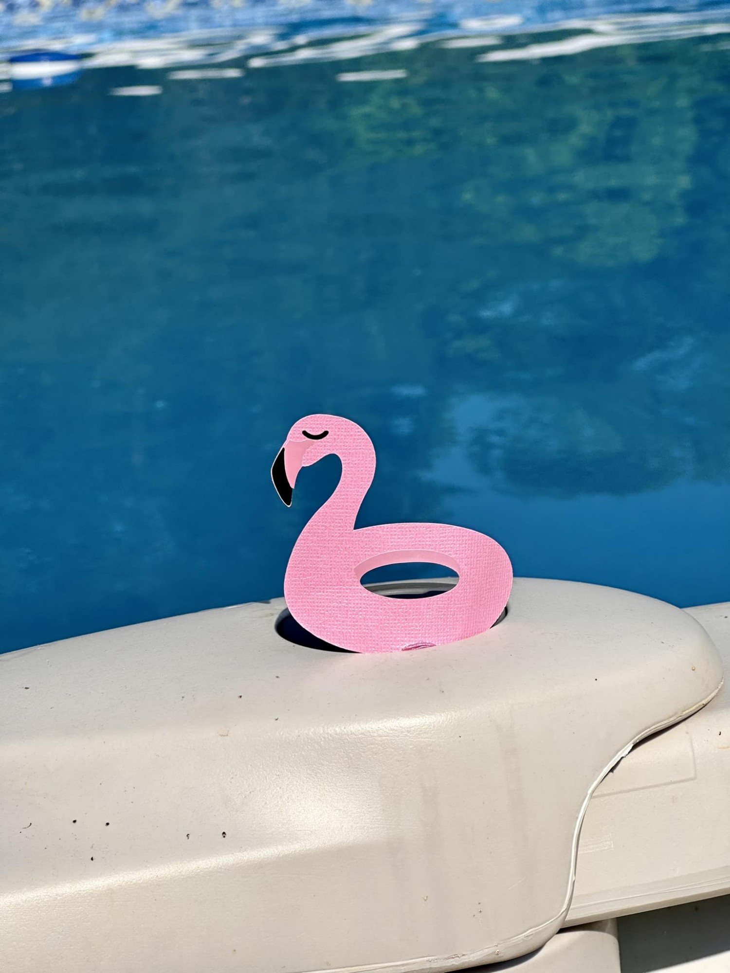 Flamingo Pool Float Craft - CraftyRealtor